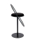 Hocker THSATV.01.01 SATURNE, schwarz, bis 160kg