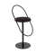 Hocker THSATSC.01.01 SATURNE, schwarz, bis 160kg