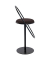 Hocker THSATSC.01.01 SATURNE, schwarz, bis 160kg