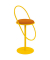 Hocker THSATSC.20.20 SATURNE, safran, bis 160kg