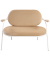 2-Sitzer Sofa SATURNE elfenbein weiß Stoff