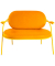 2-Sitzer Sofa SATURNE safran Stoff