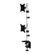 Monitor-Halterung JI-ME210TK JI-ME210TK schwarz, weiß für 2 Monitore, Tischklemme