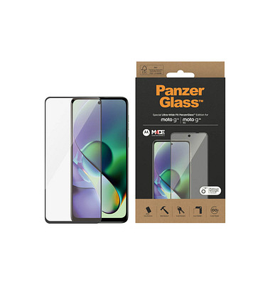 PanzerGlass™ Ultra Wide Fit Display-Schutzglas für Motorola G14G54 5G