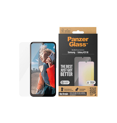 PanzerGlass™ Ultra Wide Fit Display-Schutzglas für Samsung Galaxy A25 5G