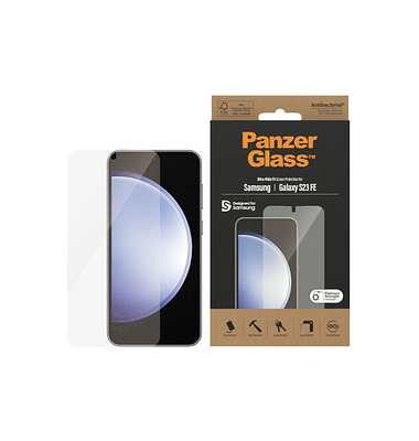 PanzerGlass™ Ultra Wide Fit Display-Schutzglas für Samsung Galaxy S23 FE