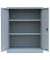 Stahlschrank 530310 lichtgrau 80,0 x 38,3 x 100,0 cm, aufgebaut