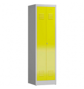 Spind ClassiX lichtgrau, zinkgelb X-510406, 1 Schließfach 50,0 x 50,0 x 180,0 cm