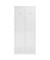 Spind ClassiX lichtgrau X-515120, 2 Schließfächer 80,0 x 50,0 x 180,0 cm