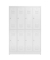 Spind ClassiX signalweiß X-520247, 8 Schließfächer 118,5 x 50,0 x 180,0 cm