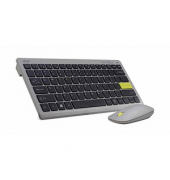Vero Combo AAK124 antimikrobielle Tastatur-Maus-Set kabellos grau