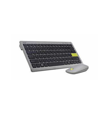 Vero Combo AAK124 antimikrobielle Tastatur-Maus-Set kabellos grau