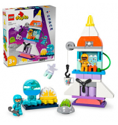 Duplo 10422 3-in-1-Spaceshuttle für viele Abenteuer Bausatz