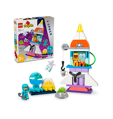 Duplo 10422 3-in-1-Spaceshuttle für viele Abenteuer Bausatz
