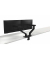 Monitor-Halterung MDA20 DELL-MDA20 schwarz für 2 Monitore, Tischklemme