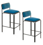 Hocker THBISX2V.06 BISTRO, blau, bis 160kg