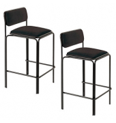 Hocker THBISX2SC.01 BISTRO, schwarz, bis 160kg