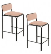 Hocker THBISX2SC.12 BISTRO, elfenbein, bis 160kg