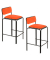 Hocker THBISX2SC.27 BISTRO, rost, bis 160kg