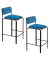 Hocker THBISX2SC.06 BISTRO, blau, bis 160kg