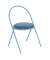 2 PAPERFLOW Besucherstühle SATURNE CHSATX2V.06.06 blau Stoff