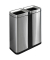 the twin bin Mülleimer 2x 30,0 l edelstahl