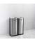 M&uuml;lleimer the twin bin, 2x30 Liter, EdelstahlTragegriff Deckel Einsatz Griffrand
