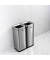 M&uuml;lleimer the twin bin, 2x30 Liter, EdelstahlTragegriff Deckel Einsatz Griffrand