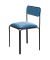 2 PAPERFLOW Besucherstühle BISTRO CHBISX2V.06 blau Stoff