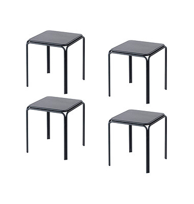 Hocker TBBISX4M.01 BISTRO, schwarz, bis 160kg