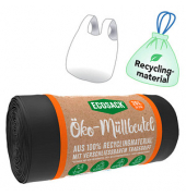 Müllbeutel 10-00025, schwarz, 20 Liter, mit Griff