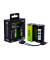 2 VERICO Akkus mit Ladegerät LoopEnergy Mono D Mono D