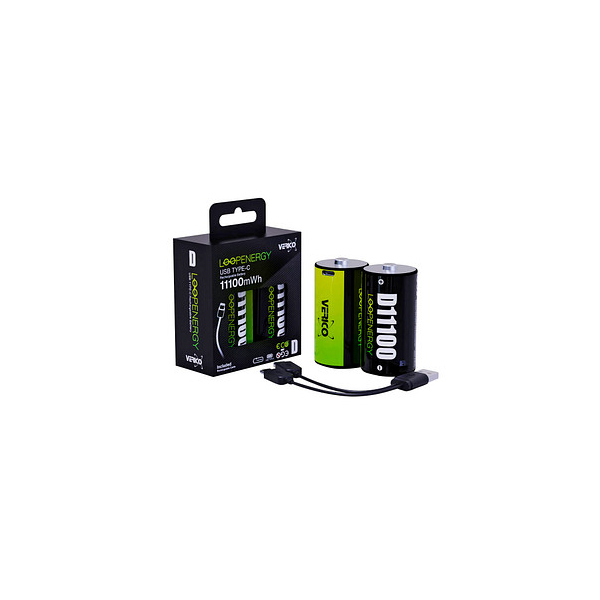 4713095609091 - 2 Akkus mit Ladegerät LoopEnergy Mono D Mono D 4713095609091 2 Stück 4713095609091 - 2 Akkus mit Ladegerät LoopEnergy Mono D Mono D 4713095609091 2 Stück