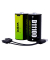 2 VERICO Akkus mit Ladegerät LoopEnergy Mono D Mono D