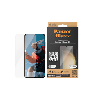 PanzerGlass™ Ultra Wide Fit Display-Schutzglas für Samsung Galaxy S24