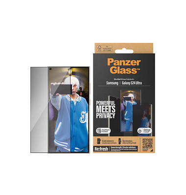 Privacy UWF mit Applikator Display-Blickschutzglas für Samsung Galaxy S24 Ultra