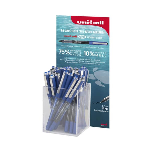 30 Stück uni-ball 148160 Tintenroller UB EYE Ocean Care sortiert  uni-ball