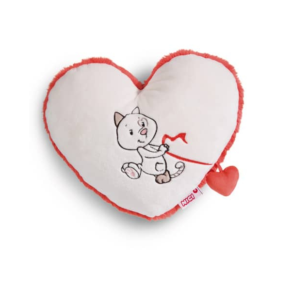 4012390494167 - 49416 Kissen Katze Love 26x22cm weiß 4012390494167 NICI GRE 4012390494167 - 49416 Kissen Katze Love 26x22cm weiß 4012390494167 NICI GRE