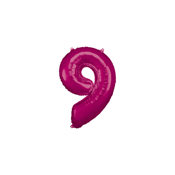 0194099010887 - Folienballon Zahl 9 pink 0194099010887 amscan 0194099010887 - Folienballon Zahl 9 pink 0194099010887 amscan
