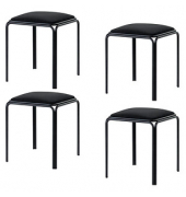 Hocker TBBISX4V.01 BISTRO, schwarz, bis 160kg