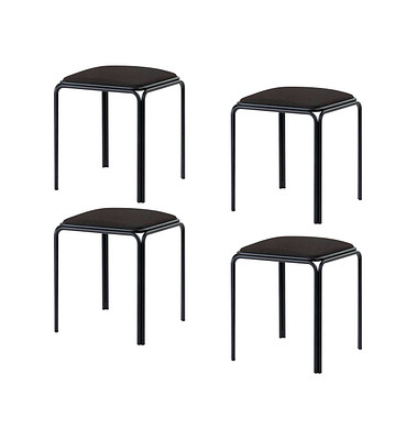 Hocker TBBISX4SC.01 BISTRO, schwarz, bis 160kg