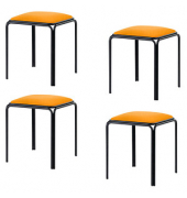 Hocker TBBISX4SC.20 BISTRO, safran, bis 160kg
