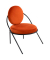 2 PAPERFLOW Sessel SATURNE rost schwarz Stoff