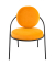 2 PAPERFLOW Sessel SATURNE safran schwarz Stoff