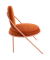 2 PAPERFLOW Sessel SATURNE rost rosa Stoff