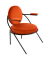 2 PAPERFLOW Sessel SATURNE rost schwarz Stoff