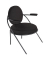 2 PAPERFLOW Sessel SATURNE schwarz Kunstleder