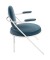 2 PAPERFLOW Sessel SATURNE blau weiß Stoff