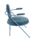 2 PAPERFLOW Sessel SATURNE blau Stoff