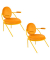 2 PAPERFLOW Sessel SATURNE safran Stoff